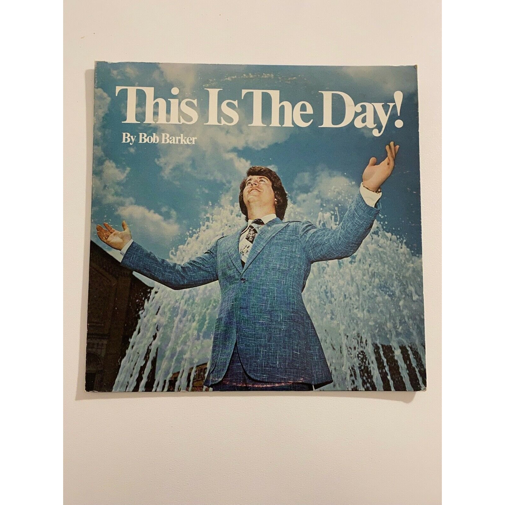 This Is The Day by Bob Barker Autographed 1976  LP Miracle Records PB 1206